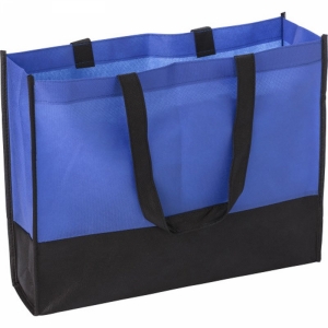 An image of Spacious Two Tone Nonwoven Shopping Bag 80gm