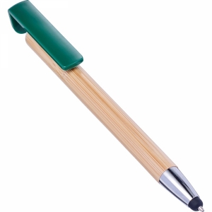 An image of Printed Bamboo Ballpen And Stylus - Sample