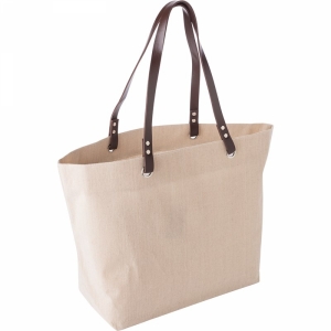 An image of Linen Beach Bag