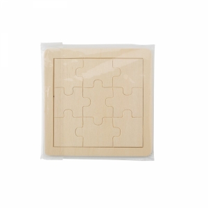 An image of Wooden Nine Piece Puzzle - Sample