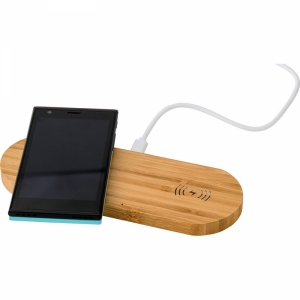An image of Printed Bamboo Wireless Charger - Sample