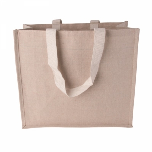 An image of Canvas Shopper With Woven Handles  240 Gr/m2 - Sample