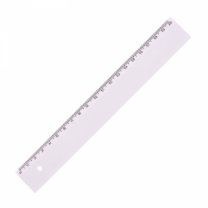 An image of Logo Plastic Ruler, 20cm