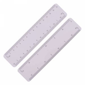 An image of Logo Ultra Thin Scale Ruler, Ideal For Mailing, 150mm