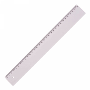 An image of Logo Plastic Ruler, 30cm