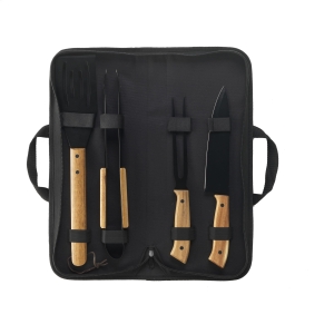 An image of Asado 4 Piece BBQ Grill Utensils Set