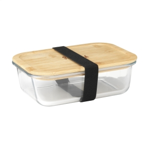 An image of Borneo Glass Lunchbox with Bamboo Lid