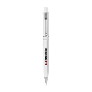 An image of Logo Stilolinea Raja Chrome Ballpoint Pen