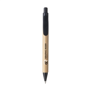 An image of Bamboo Wheat Straw Biodegradable Ballpoint Pen 