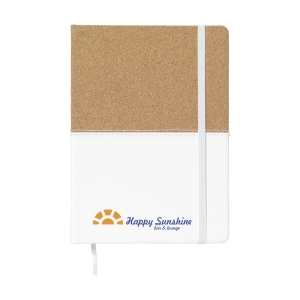 An image of Journal Cork and Imitation Leather Notebook 72 Sheets