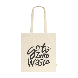 An image of Logo Organic Cotton Shopper 140 g/m bag - Sample