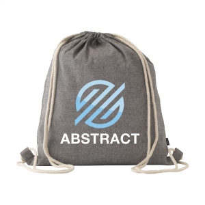 An image of Printed Recycled Cotton PromoBag backpack - Sample