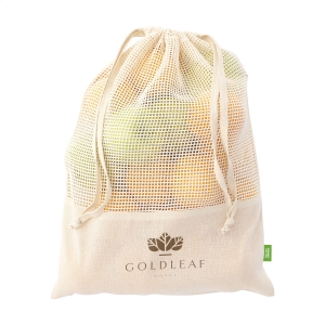 An image of Printed Natura Organic Mesh Bag fruit bag