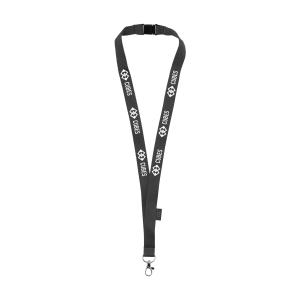 An image of Eco RPET Lanyard with Safety Clip 2cm