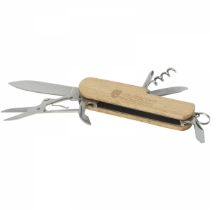 An image of Printed Richard 7-function wooden pocket knife