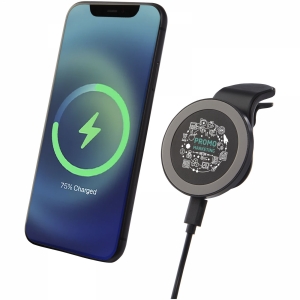 An image of Printed Magclick 10W wireless magnetic car charger - Sample