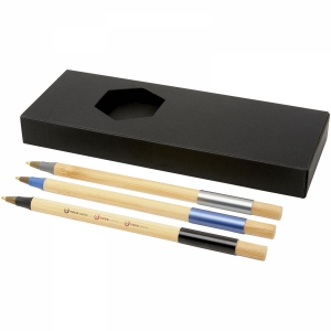 An image of Kerf 3 piece bamboo pen set