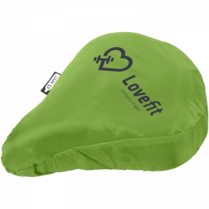 An image of Branded Jesse recycled PET water resistant bicycle saddle cover - Sample