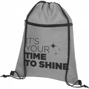 An image of Printed Hoss drawstring backpack - Sample