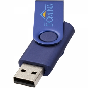 An image of Printed Rotate-metallic 4GB USB flash drive - Sample