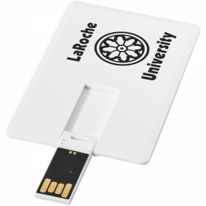 An image of Slim card-shaped 4GB USB flash drive - Sample