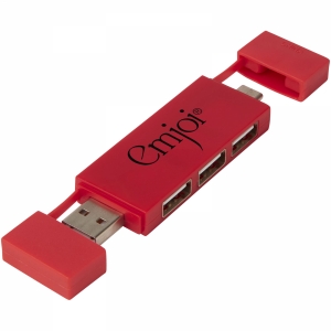 An image of Marketing Mulan dual USB 2.0 hub - Sample
