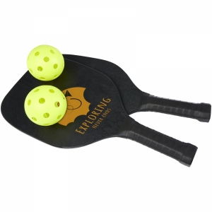 An image of Advertising Enrique paddle set in mesh pouch - Sample