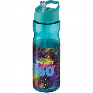 An image of Corporate H2O Active Base 650 ml spout lid sport bottle