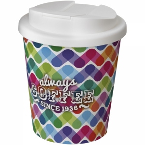 An image of Branded Brite-Americano Espresso 250 ml tumbler with spill-proof lid