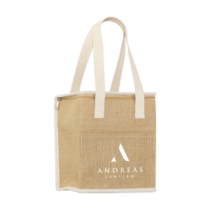 An image of Advertising Agra Jute Cooler Shopping Bag 8L