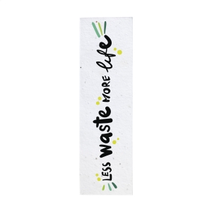 An image of Bookmark Biodegradable with Flower and Herb Seeds 