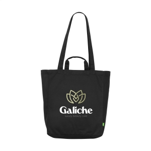 An image of Logo Organic Cotton Canvas Tote Bag (280 g/m) - Sample