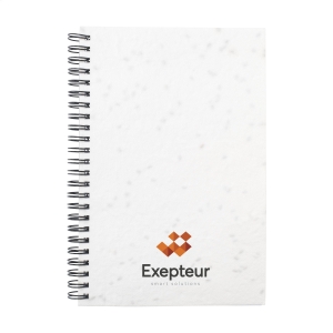 An image of Corporate Flower Seed Paper Eco Notebook A5