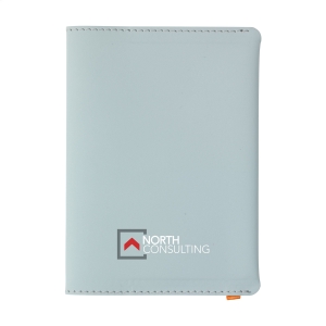 An image of Advertising Recycled Leather Passport Holder - Sample