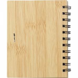 An image of Wire bound notebook with ballpen