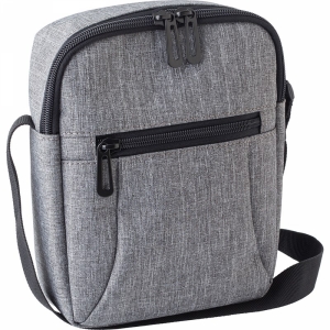 An image of Shoulder Bag with Zip Pocket and Interior Pouch