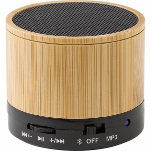An image of Promotional Bamboo wireless speaker - Sample