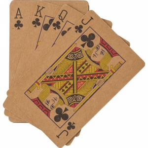 An image of Branded Recycled paper playing cards - Sample