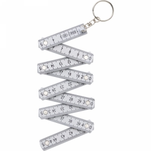 An image of Folding Ruler Keyring 0.5m