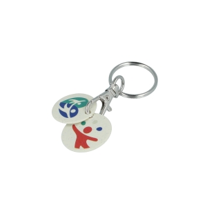 An image of rHIPS.b Multi Euro Trolley Coin Keyring