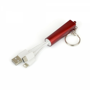 An image of Marketing Light Up Charger Cable Keyring