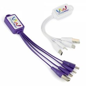 An image of Promotional Tucker 3-in-1 Charger - Sample