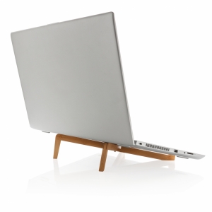 An image of Promotional Bamboo Portable Laptop Stand - Sample
