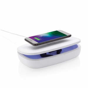 An image of Marketing UV-C Steriliser Box With 5W Wireless Charger - Sample