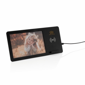 An image of Advertising 5W Wireless Charger And Photo Frame