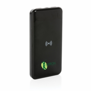 An image of Promotional RCS Standard Recycled Plastic Wireless Powerbank - Sample