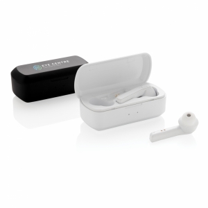 An image of Printed Free Flow TWS Earbuds In Charging Case - Sample