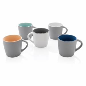 An image of Ceramic Matt Mug With Coloured Inner 300ml