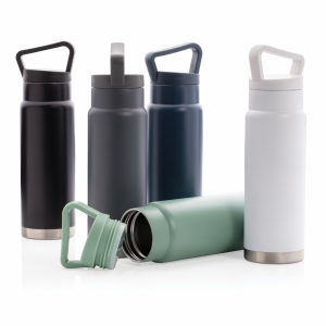 An image of Leakproof Vacuum On-the-go Bottle With Handle 650ml