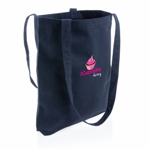 An image of Impact AWARE Recycled Cotton Long Handle Tote - Sample